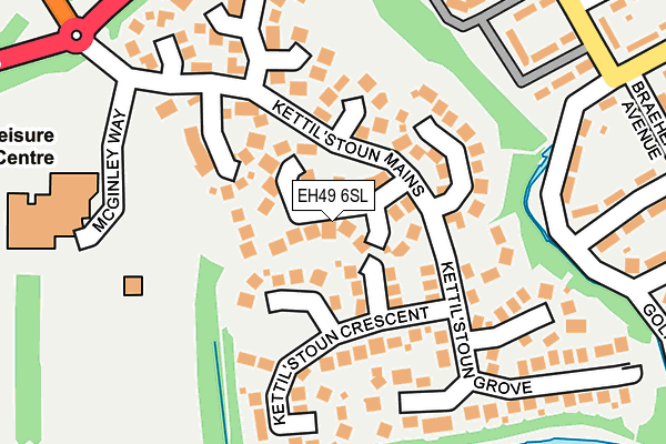 EH49 6SL map - OS OpenMap – Local (Ordnance Survey)