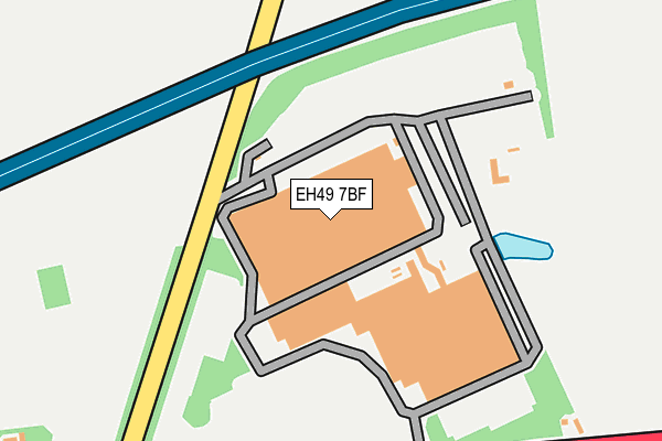 EH49 7BF map - OS OpenMap – Local (Ordnance Survey)