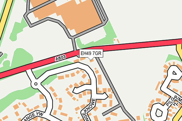 EH49 7GR map - OS OpenMap – Local (Ordnance Survey)