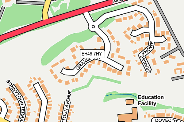 EH49 7HY map - OS OpenMap – Local (Ordnance Survey)