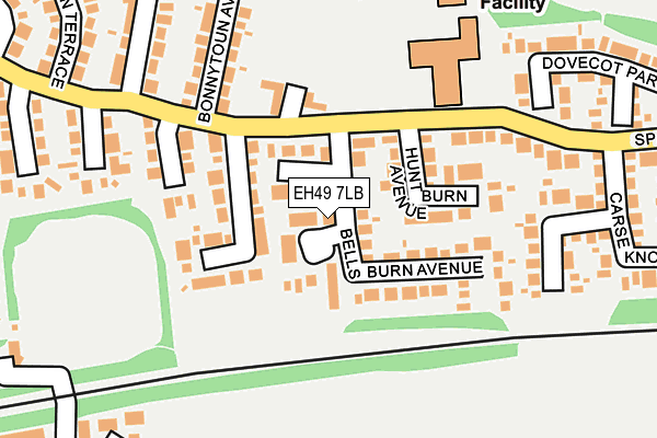 EH49 7LB map - OS OpenMap – Local (Ordnance Survey)