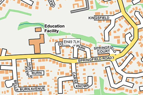 EH49 7LH map - OS OpenMap – Local (Ordnance Survey)