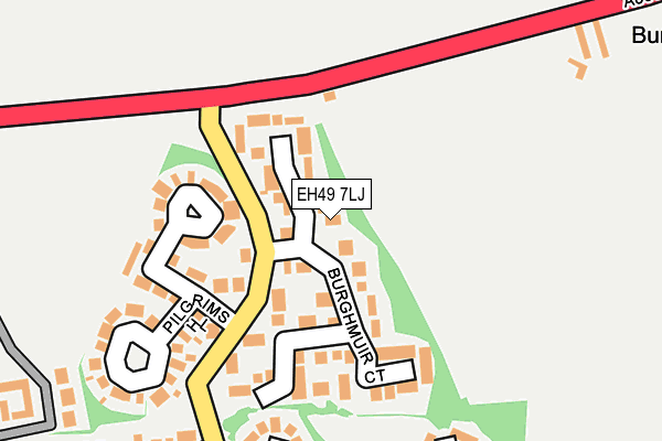 EH49 7LJ map - OS OpenMap – Local (Ordnance Survey)