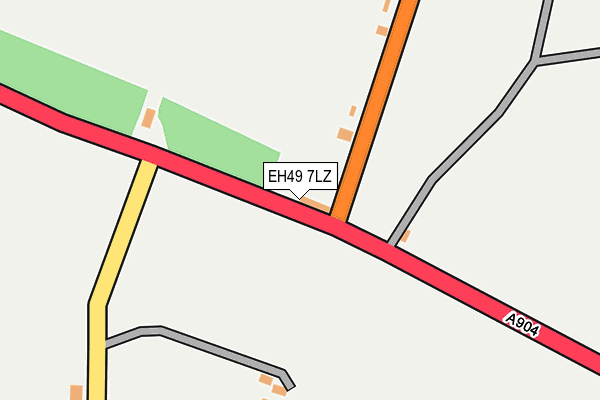 EH49 7LZ map - OS OpenMap – Local (Ordnance Survey)