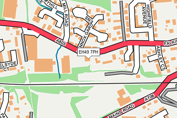 EH49 7PH map - OS OpenMap – Local (Ordnance Survey)