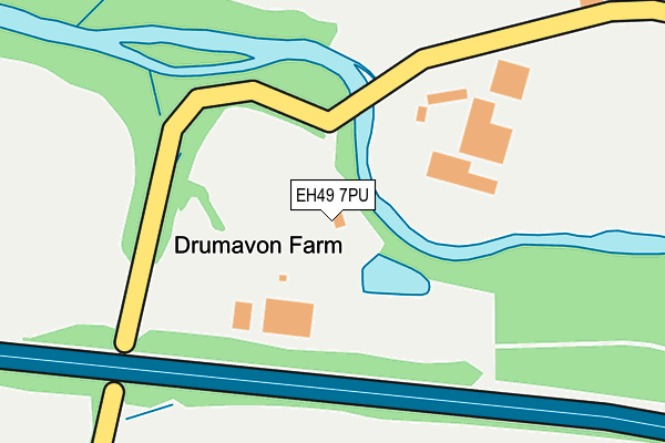 EH49 7PU map - OS OpenMap – Local (Ordnance Survey)