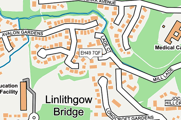 EH49 7QF map - OS OpenMap – Local (Ordnance Survey)