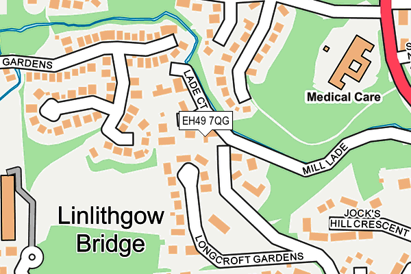 EH49 7QG map - OS OpenMap – Local (Ordnance Survey)