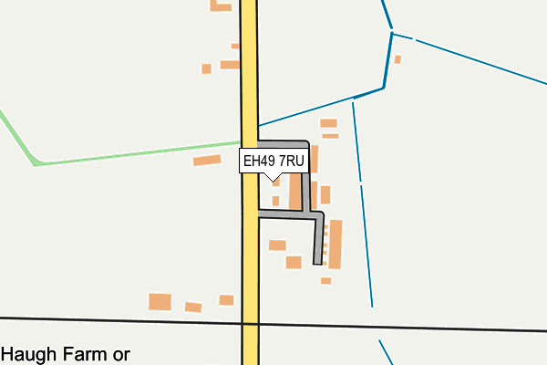 EH49 7RU map - OS OpenMap – Local (Ordnance Survey)