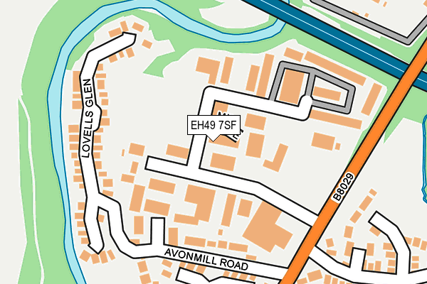 Map of THE VENUE (BRAES) LIMITED at local scale