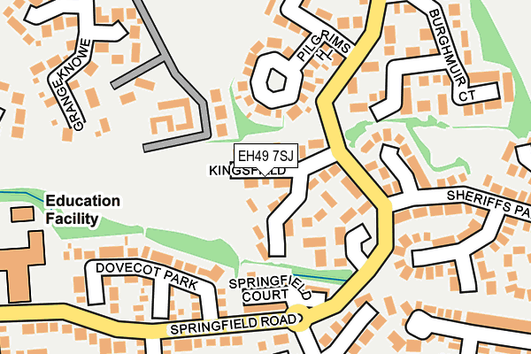 EH49 7SJ map - OS OpenMap – Local (Ordnance Survey)