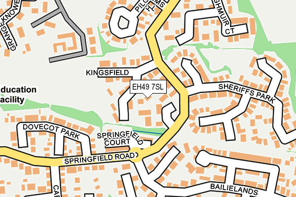 EH49 7SL map - OS OpenMap – Local (Ordnance Survey)