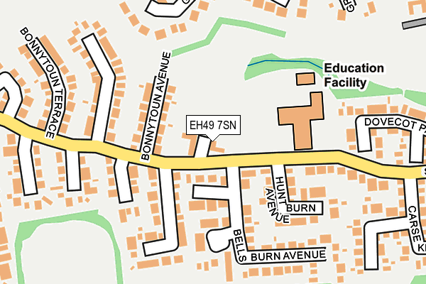 EH49 7SN map - OS OpenMap – Local (Ordnance Survey)