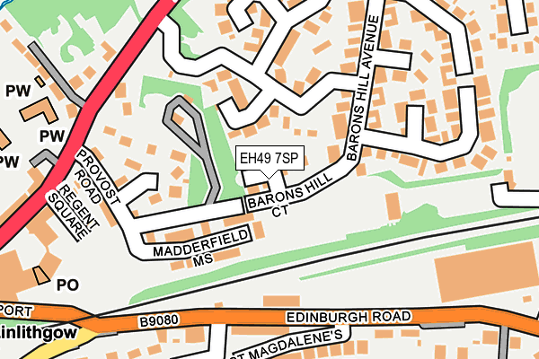 EH49 7SP map - OS OpenMap – Local (Ordnance Survey)