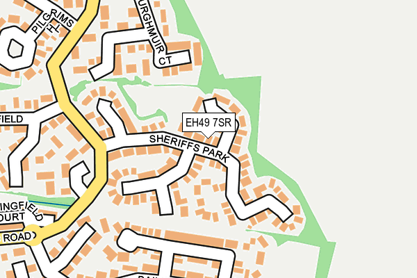 EH49 7SR map - OS OpenMap – Local (Ordnance Survey)