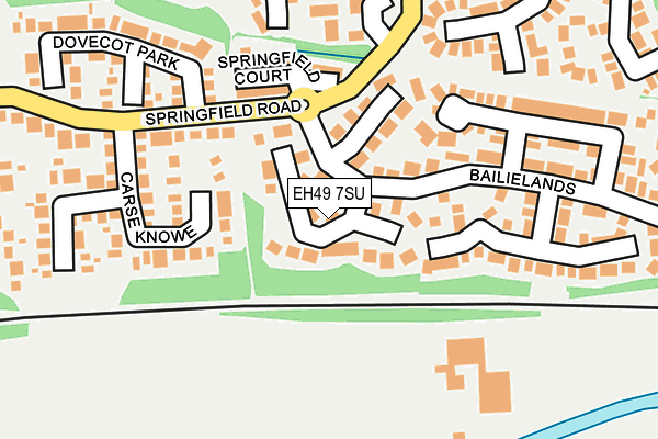 EH49 7SU map - OS OpenMap – Local (Ordnance Survey)