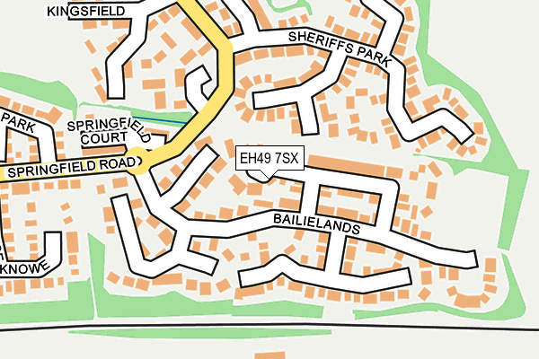 EH49 7SX map - OS OpenMap – Local (Ordnance Survey)