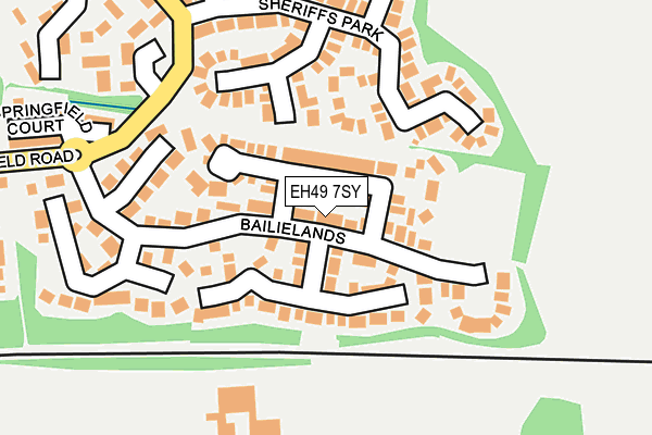 EH49 7SY map - OS OpenMap – Local (Ordnance Survey)