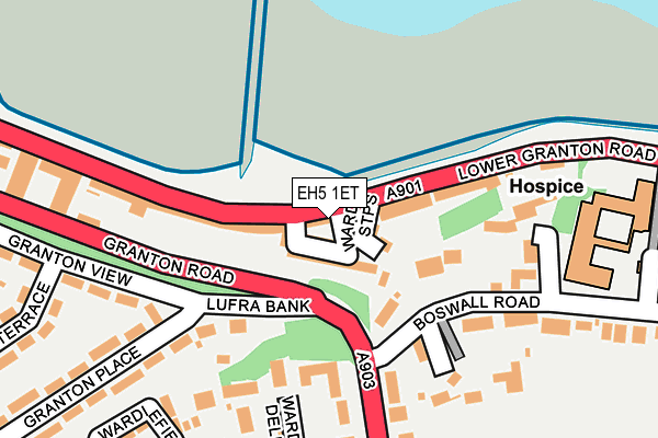 EH5 1ET map - OS OpenMap – Local (Ordnance Survey)