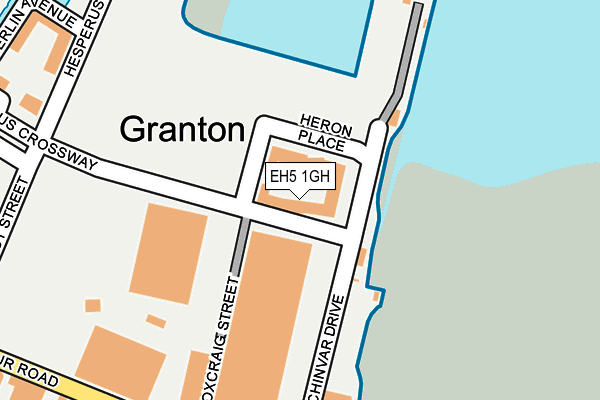 EH5 1GH map - OS OpenMap – Local (Ordnance Survey)