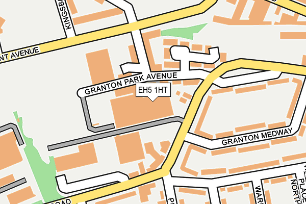 EH5 1HT map - OS OpenMap – Local (Ordnance Survey)