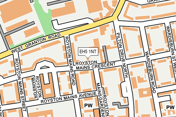 EH5 1NT map - OS OpenMap – Local (Ordnance Survey)