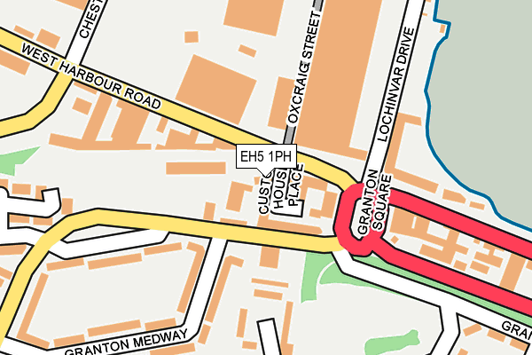 EH5 1PH map - OS OpenMap – Local (Ordnance Survey)