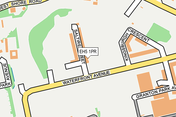 EH5 1PR map - OS OpenMap – Local (Ordnance Survey)