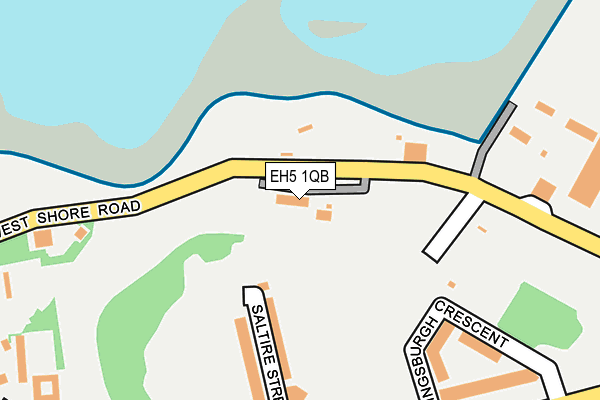 EH5 1QB map - OS OpenMap – Local (Ordnance Survey)