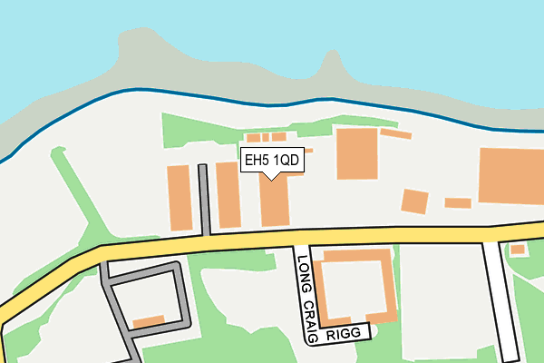 EH5 1QD map - OS OpenMap – Local (Ordnance Survey)