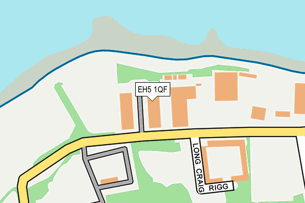 EH5 1QF map - OS OpenMap – Local (Ordnance Survey)