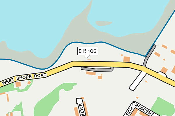EH5 1QG map - OS OpenMap – Local (Ordnance Survey)