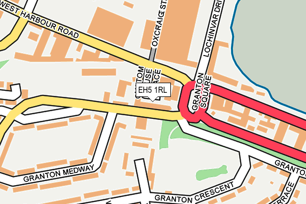 EH5 1RL map - OS OpenMap – Local (Ordnance Survey)