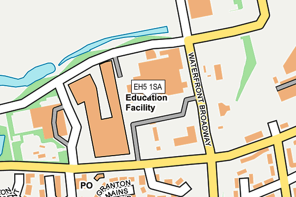 EH5 1SA map - OS OpenMap – Local (Ordnance Survey)
