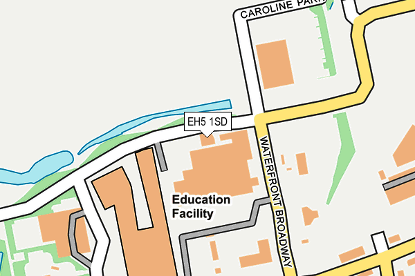 EH5 1SD map - OS OpenMap – Local (Ordnance Survey)