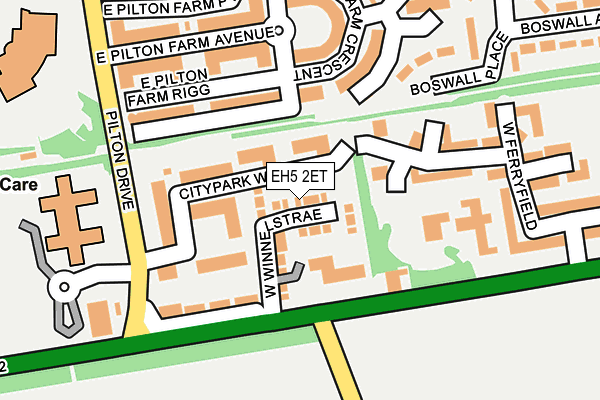 EH5 2ET map - OS OpenMap – Local (Ordnance Survey)