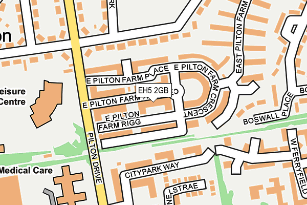 EH5 2GB map - OS OpenMap – Local (Ordnance Survey)