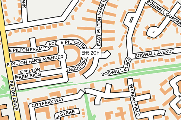 EH5 2GH map - OS OpenMap – Local (Ordnance Survey)