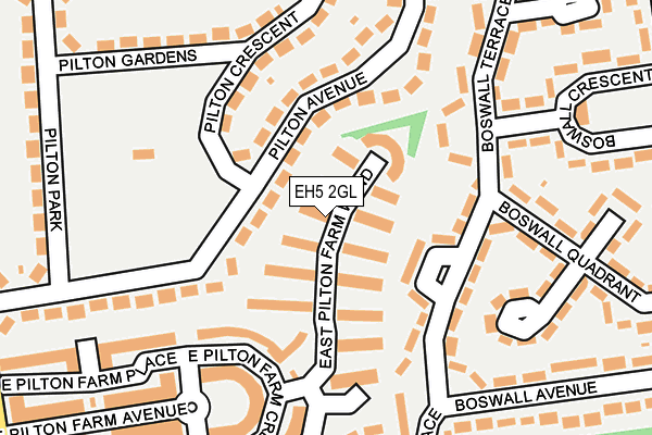 EH5 2GL map - OS OpenMap – Local (Ordnance Survey)