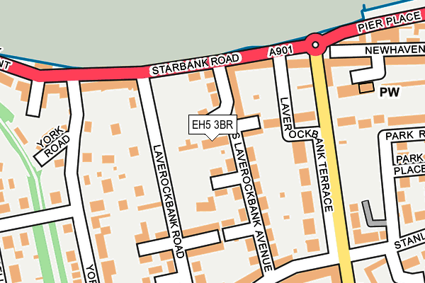 EH5 3BR map - OS OpenMap – Local (Ordnance Survey)