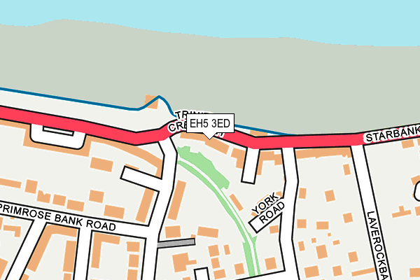 EH5 3ED map - OS OpenMap – Local (Ordnance Survey)