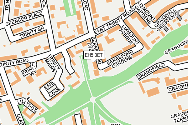 EH5 3ET map - OS OpenMap – Local (Ordnance Survey)