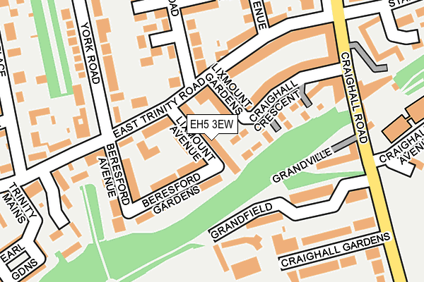 EH5 3EW map - OS OpenMap – Local (Ordnance Survey)