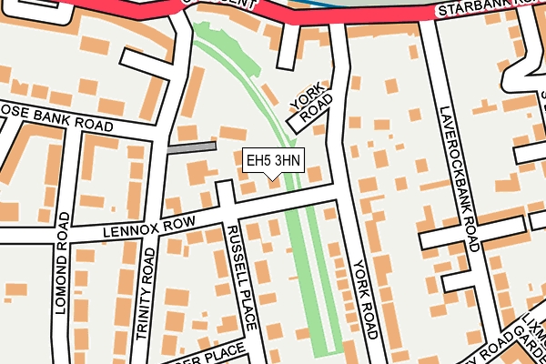 EH5 3HN map - OS OpenMap – Local (Ordnance Survey)