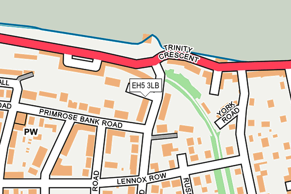 EH5 3LB map - OS OpenMap – Local (Ordnance Survey)