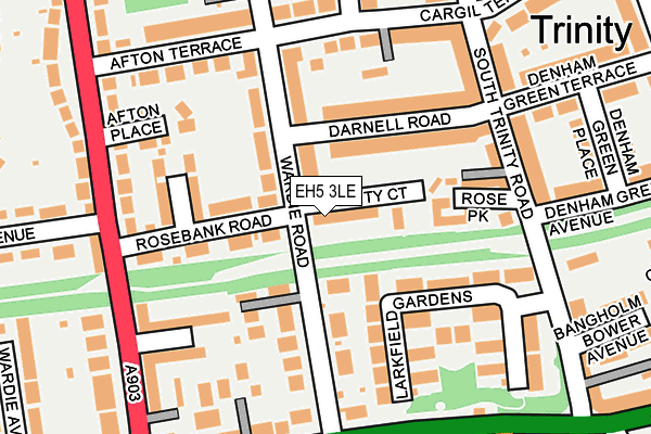EH5 3LE map - OS OpenMap – Local (Ordnance Survey)