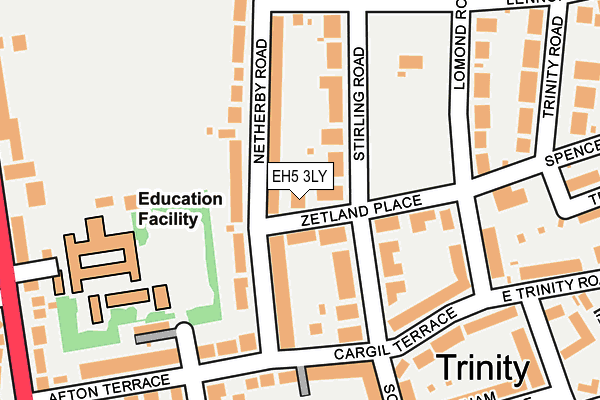 EH5 3LY map - OS OpenMap – Local (Ordnance Survey)