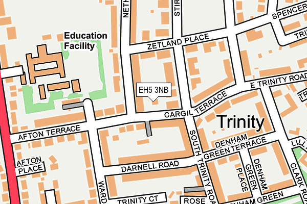 EH5 3NB map - OS OpenMap – Local (Ordnance Survey)