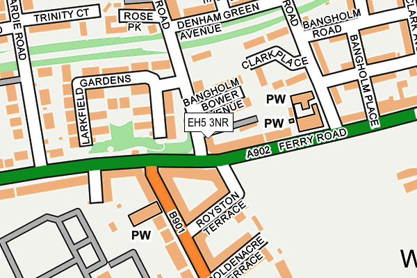 EH5 3NR map - OS OpenMap – Local (Ordnance Survey)