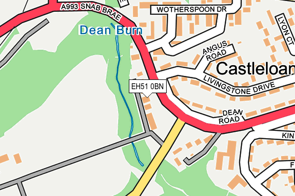 EH51 0BN map - OS OpenMap – Local (Ordnance Survey)